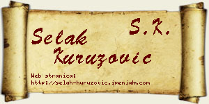Selak Kuruzović vizit kartica